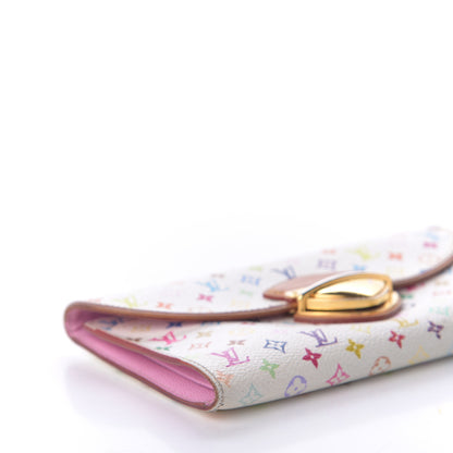Louis Vuitton Monogram Multicolor Eugenie Wallet White Litchi 6 of 13