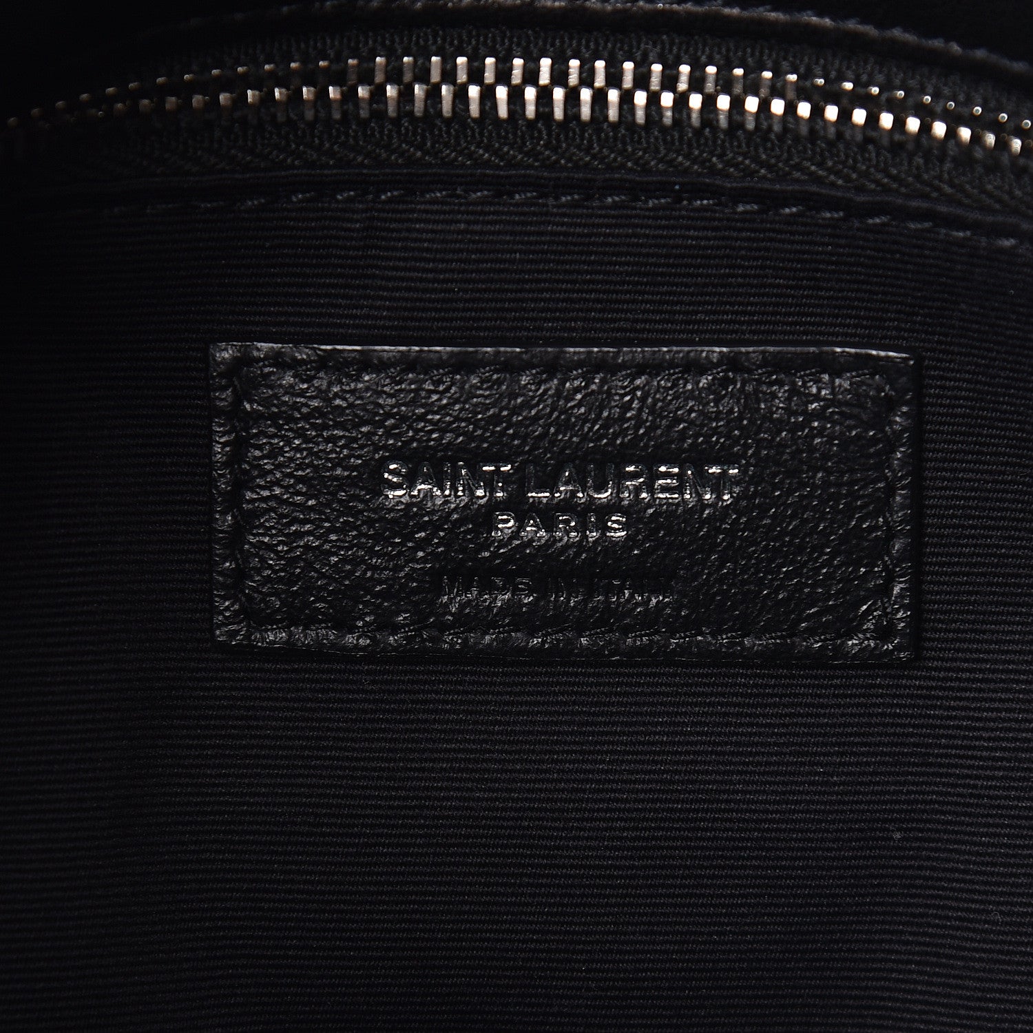Saint Laurent Lambskin Quilted Small Loulou Puffer Monogram Chain Satchel Black 6 of 11