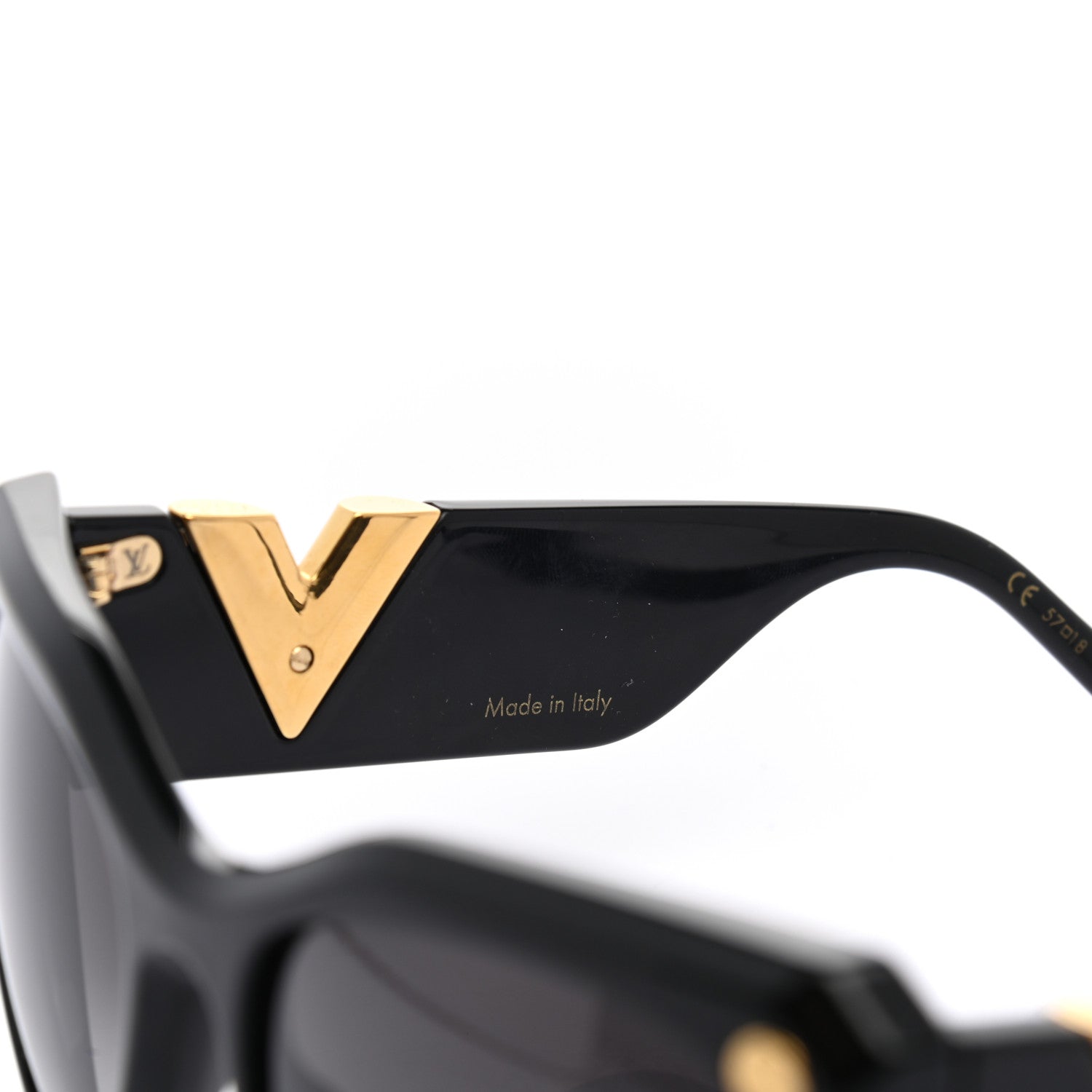 Louis Vuitton Acetate My Fair Lady Sunglasses Z1254E Black 6 of 9