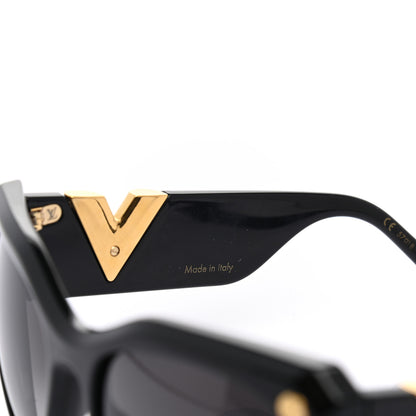 Louis Vuitton Acetate My Fair Lady Sunglasses Z1254E Black 6 of 9