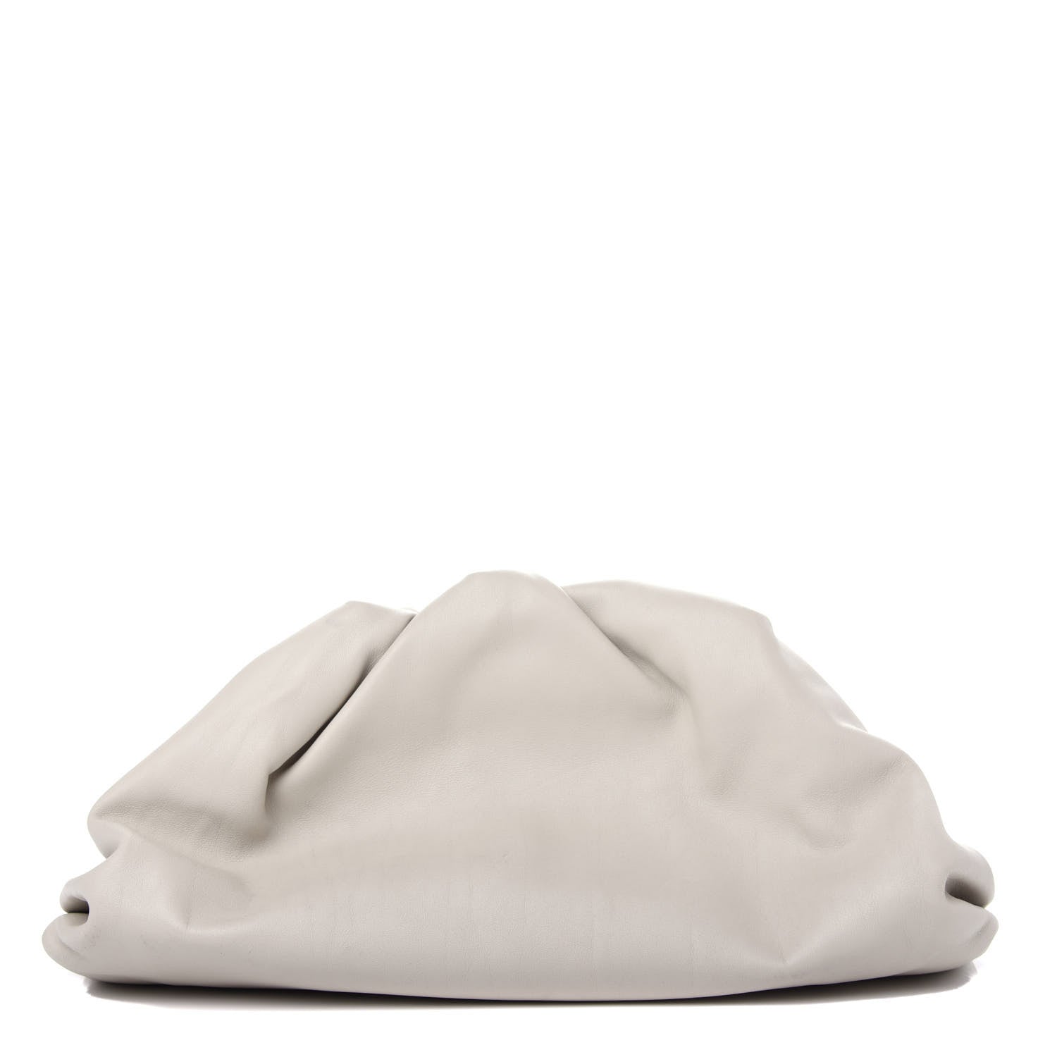 Bottega Veneta Smooth Butter Calf The Pouch Oversized Clutch Mist 1 of 8