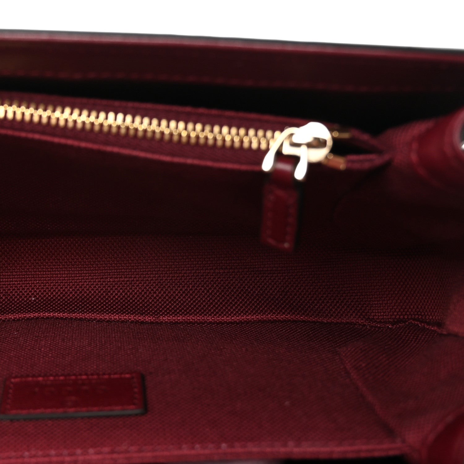 Gucci Crepe Wool Silk GG Monogram Go Small Shoulder Bag Rosso Ancora 6 of 10