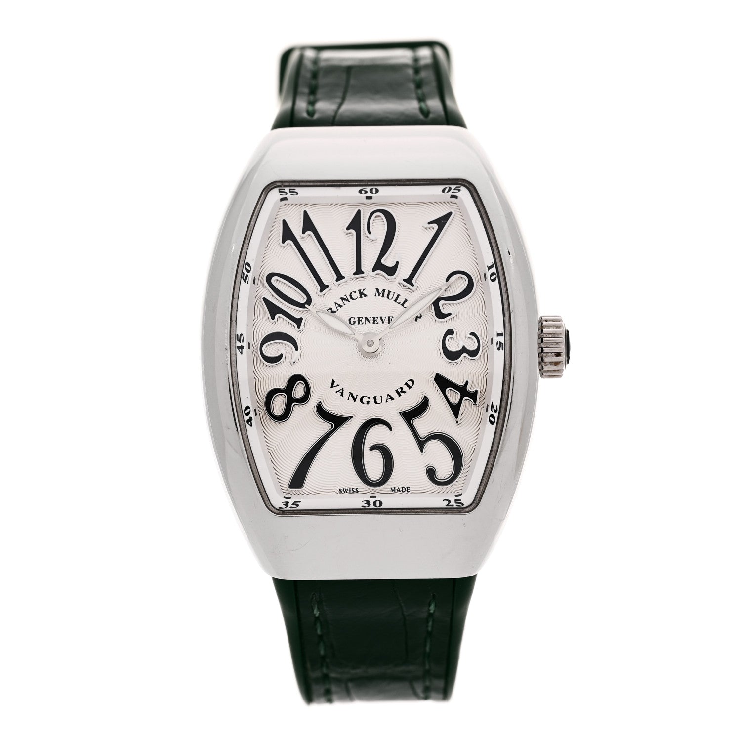Franck Muller Stainless Steel Alligator 32mm Vanguard Quartz Watch V32QZ 1 of 4