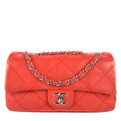 Chanel Calfskin Ultimate Stitch Flap Red 1 of 13
