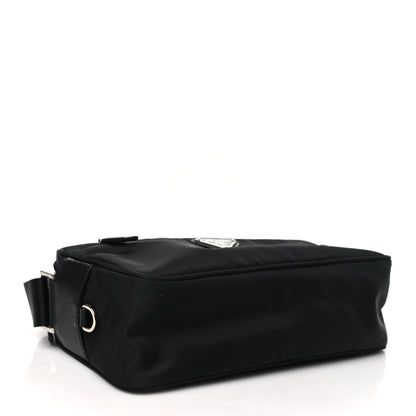 Prada Tessuto Nylon Triangle Shoulder Bag Black 4 of 10
