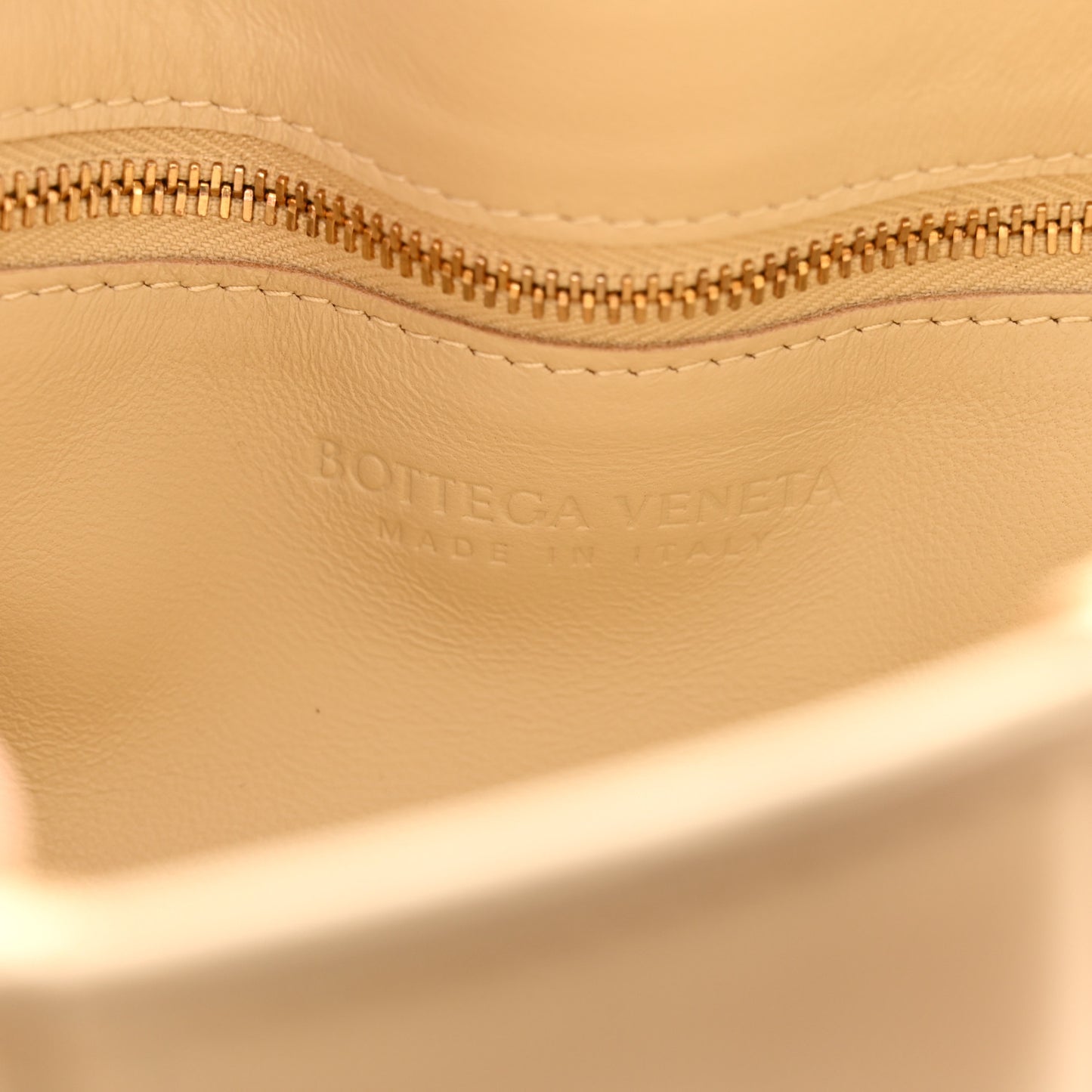Nappa Maxi Intreccio Padded Cassette Crossbody Bag Porridge