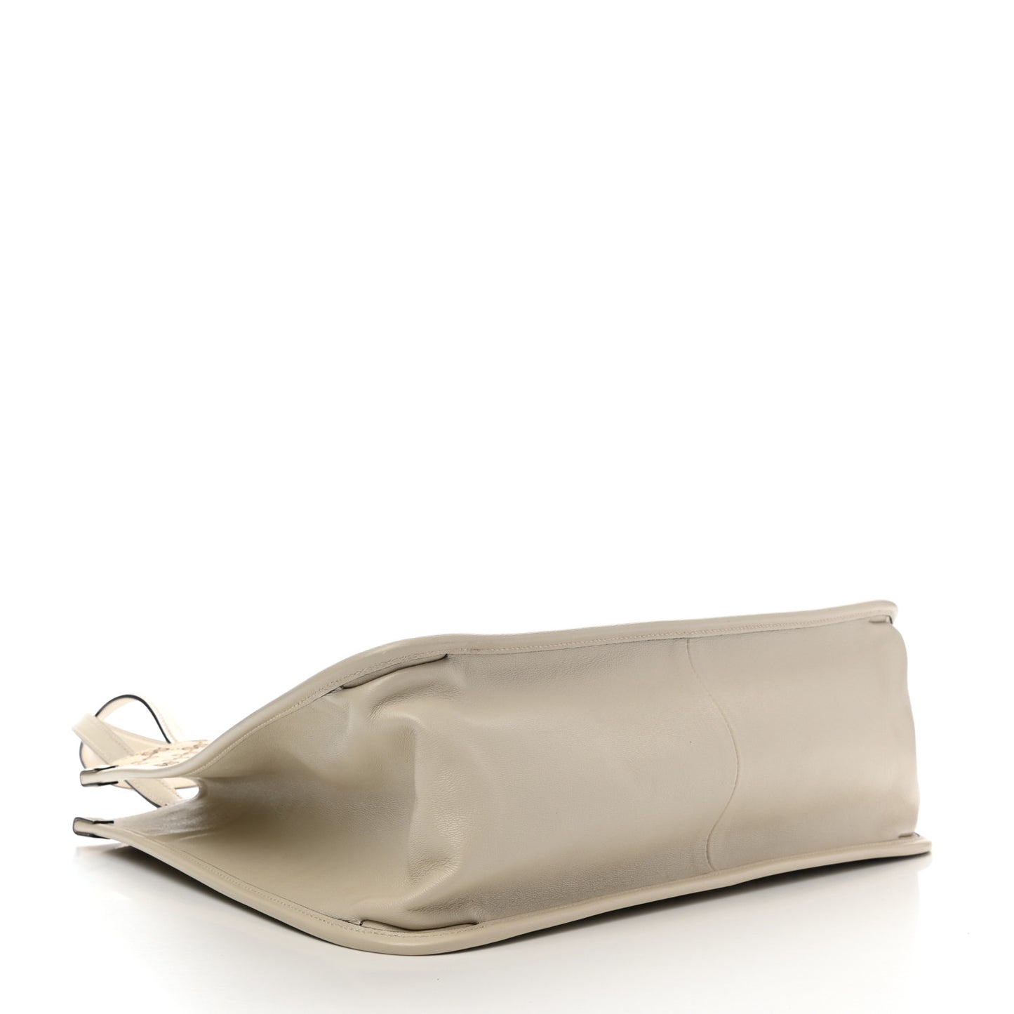 Monogram New Sakai Calfskin Lux Horsebit 1955 Tote Beige Ebony Mystic White