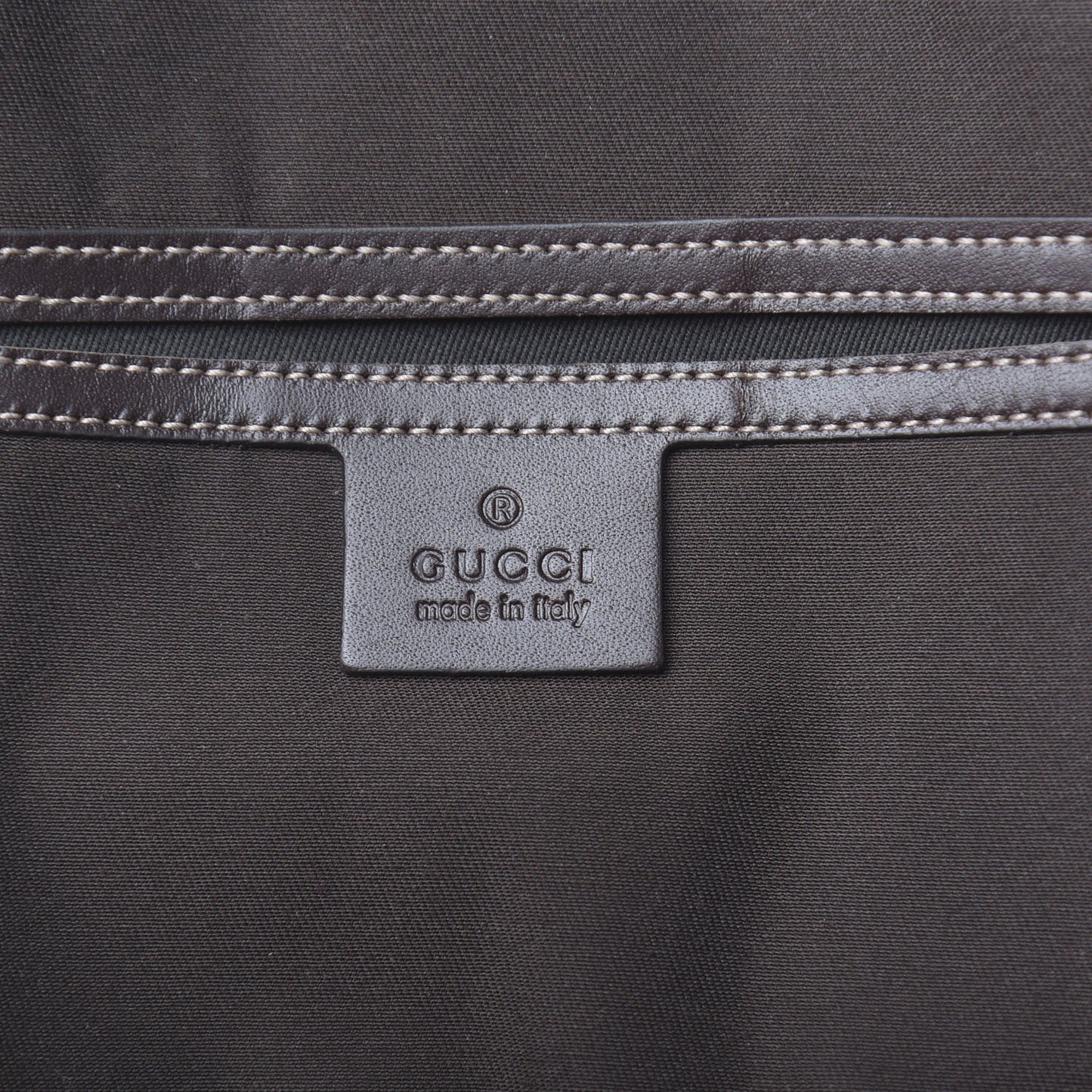 GG Plus Monogram Briefcase Dark Brown