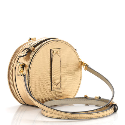 Louis Vuitton Lizard Mini Boite Chapeau Gold 3 of 11