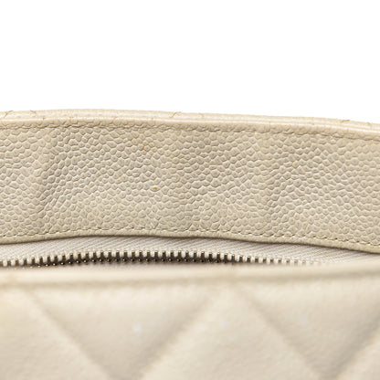 Chanel Caviar Quilted Medallion Tote Light Beige 12 of 17