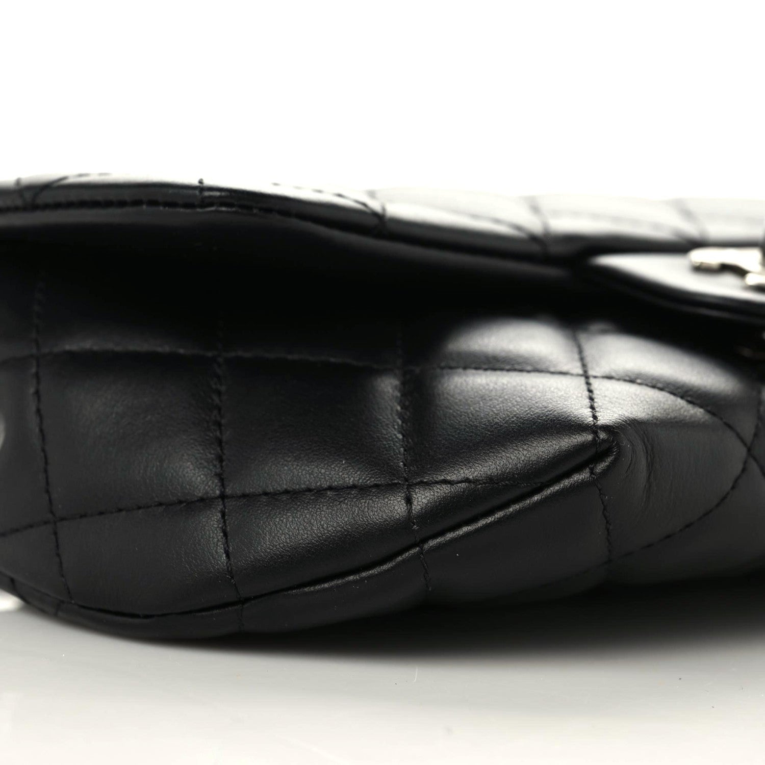 Chanel Calfskin Quilted CC Uniform Flap Belt Bag Black 5 of 9