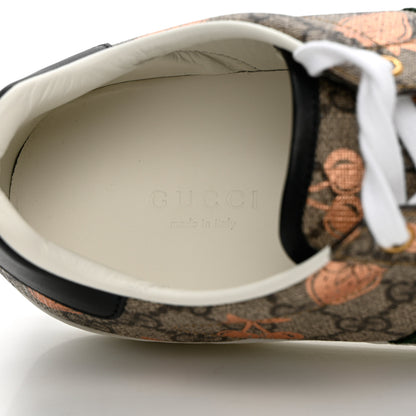 Gucci GG Supreme Monogram Berry Web Womens Ace Sneakers 39.5 Beige Light Copper Black 7 of 14