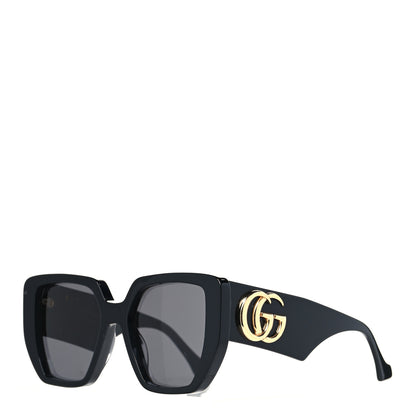 Gucci Acetate Square Frame Sunglasses GG0956S Black 1 of 8