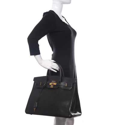 Hermes Evercalf Birkin 40 Black 2 of 34