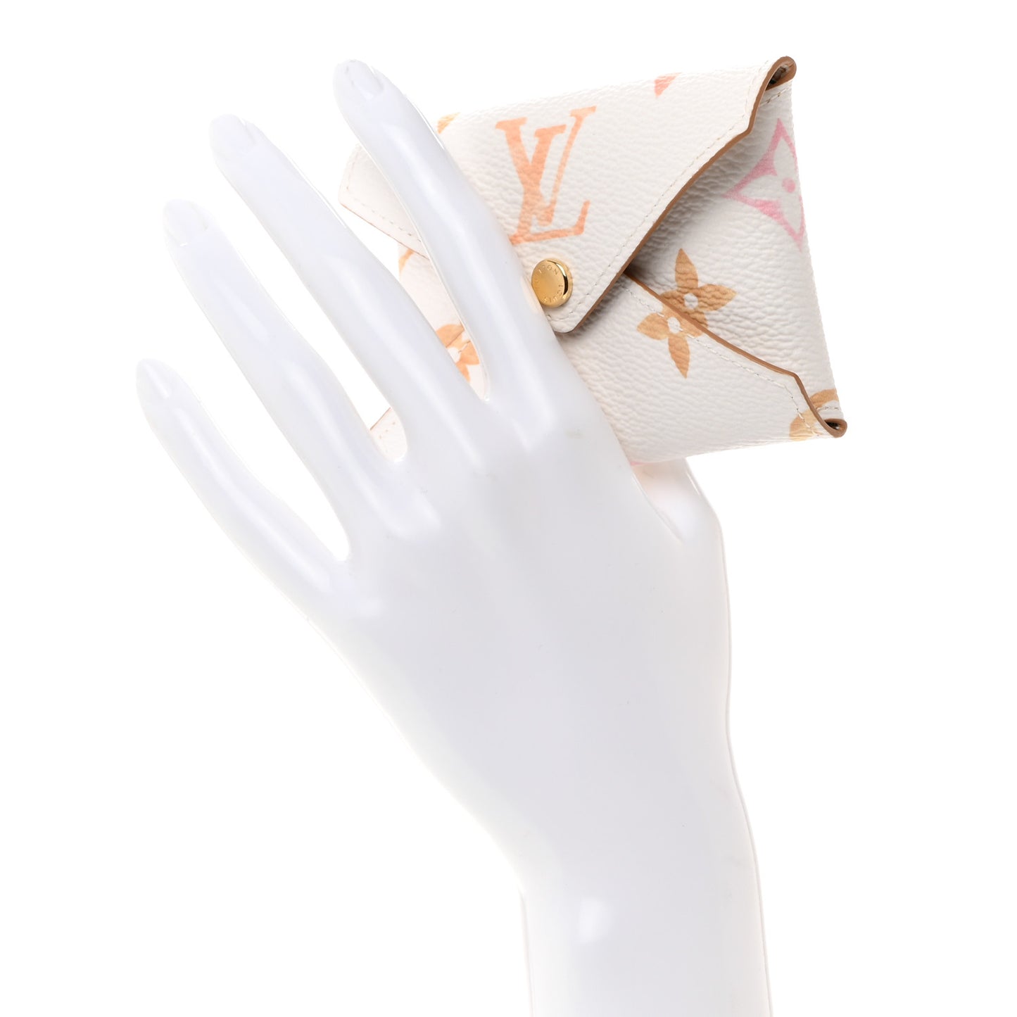 Monogram Resort Small Kirigami Pochette Insert White Beige