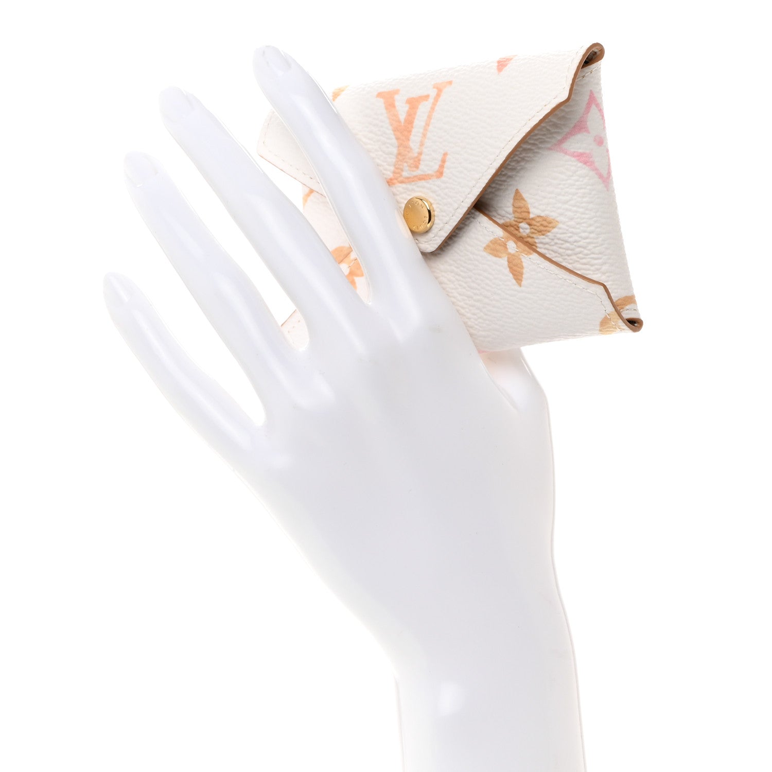 Louis Vuitton Monogram Resort Small Kirigami Pochette Insert White Beige 2 of 6