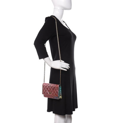 Chanel Metallic Goatskin Quilted 2.55 Reissue Wallet on Chain WOC Multicolor 2 of 12