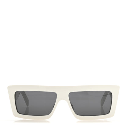 Celine Acetate Monochroms Square Sunglasses CL40214U White 2 of 8