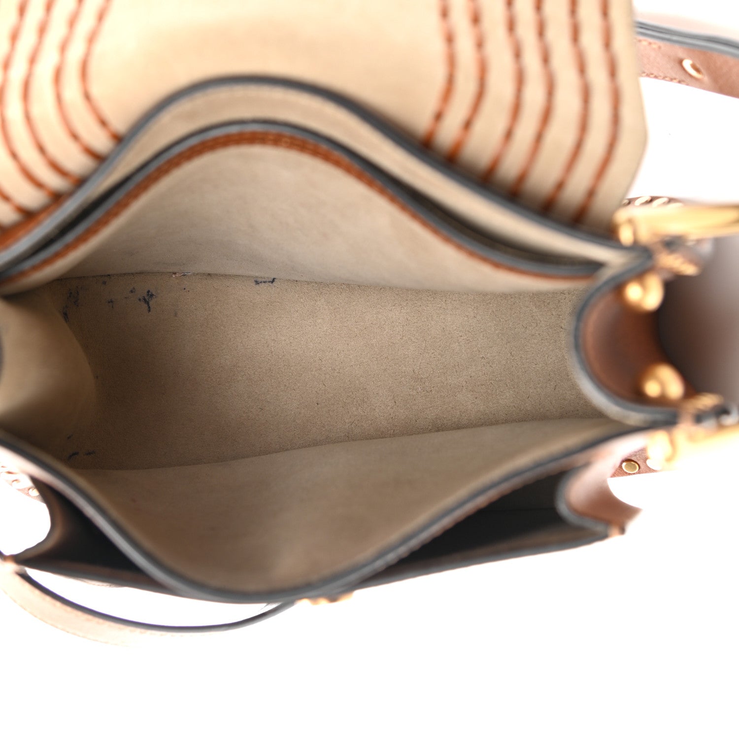 Chloe Calfskin Braided Small Hudson Shoulder Bag Caramel 5 of 17