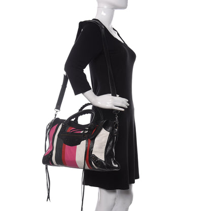 Balenciaga Agneau Arena Multicolore Classic Hardware City Rose Gris White Black Rouge 2 of 10