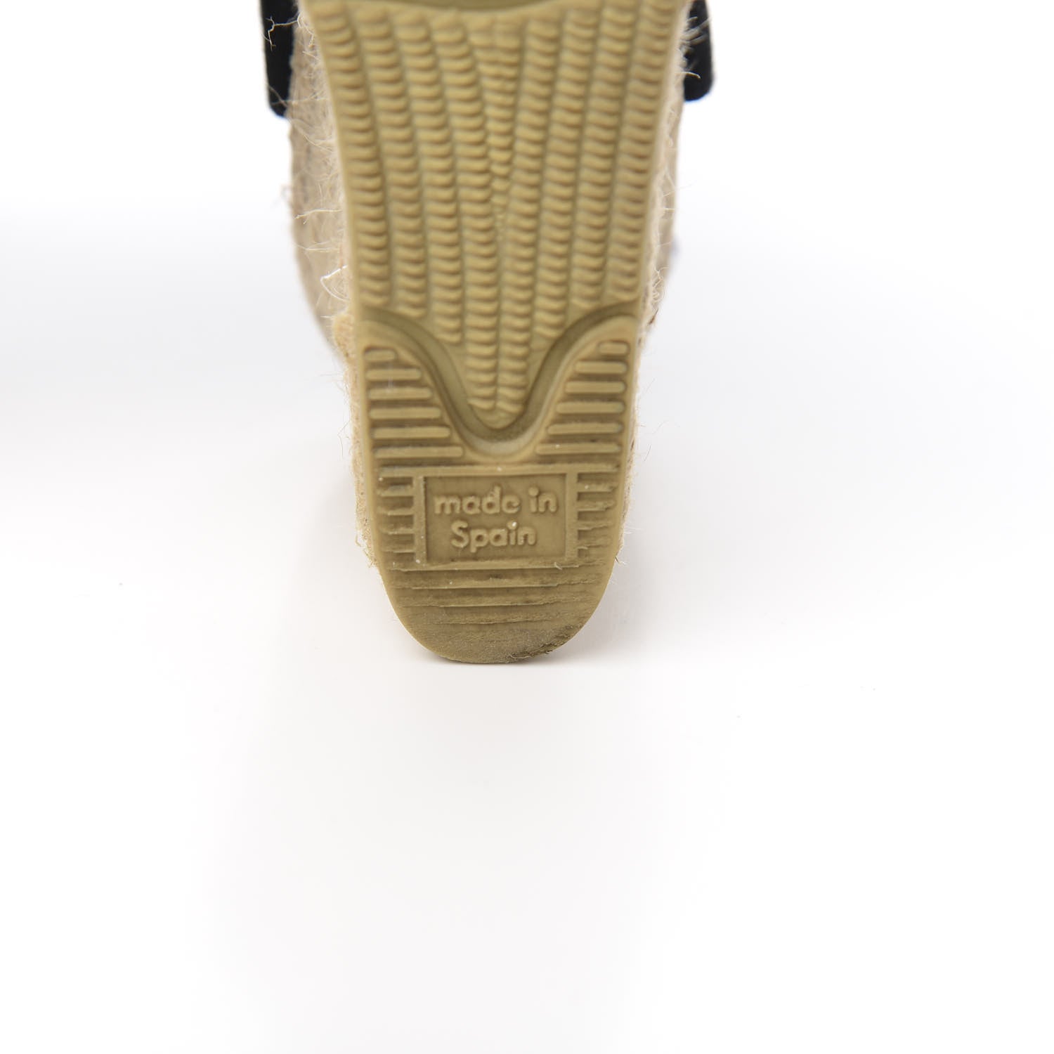 Chanel Grosgrain Camellia Espadrille Wedges 37 Black 6 of 7