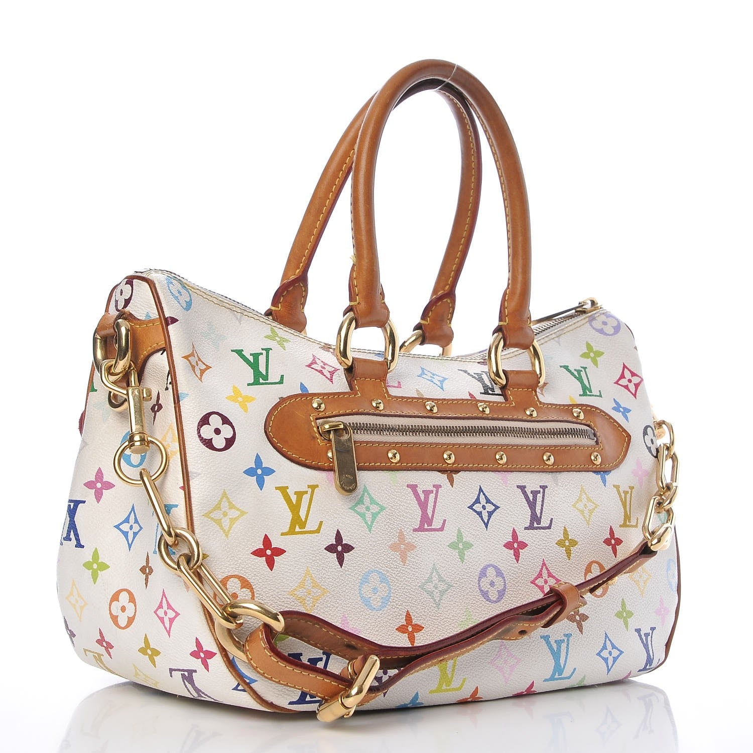 Louis Vuitton Monogram Multicolor Rita White 4 of 10