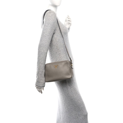 Prada Vitello Phenix Camera Bag Argilla 2 of 10