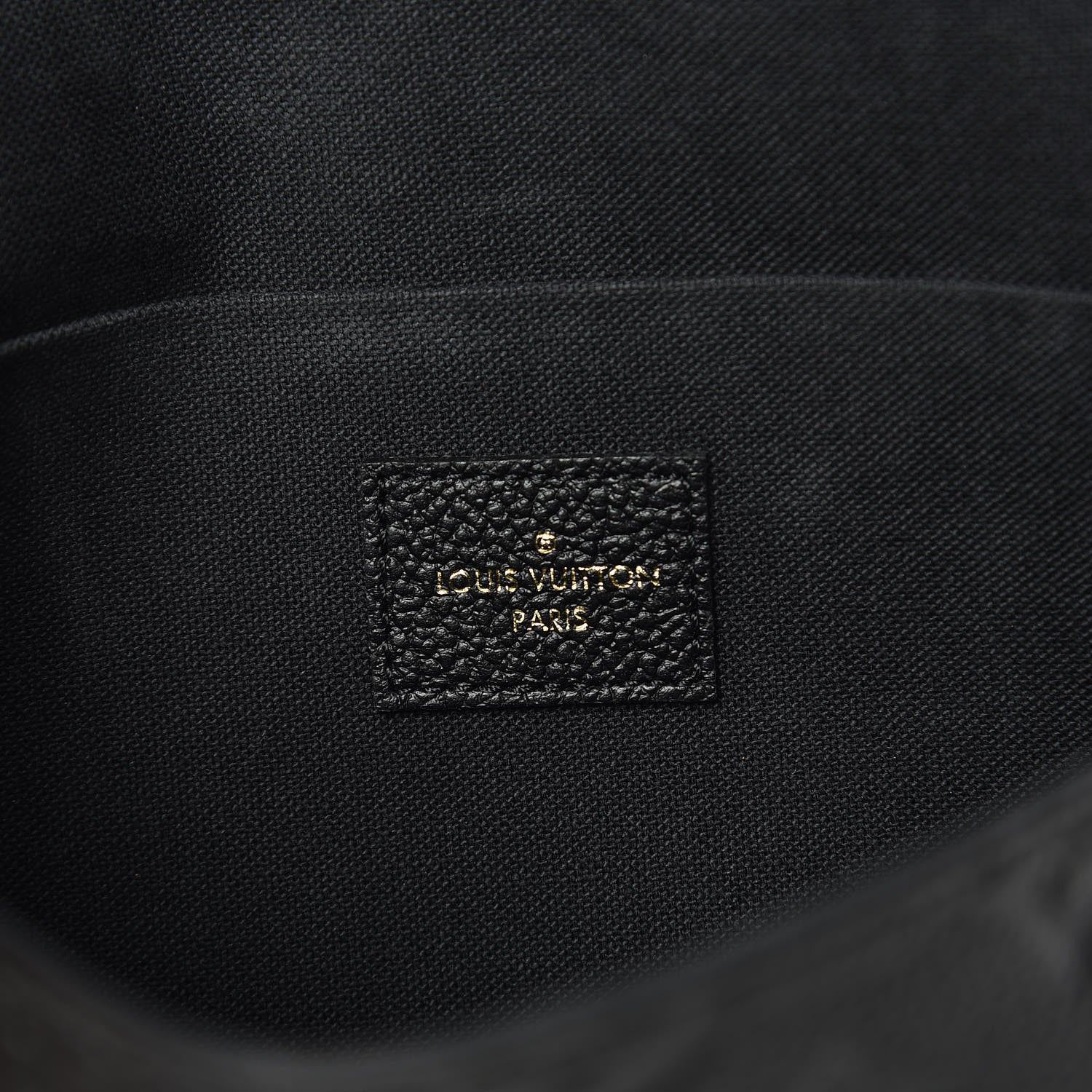 Louis Vuitton Empreinte Pochette Felicie Chain Wallet Black 6 of 11