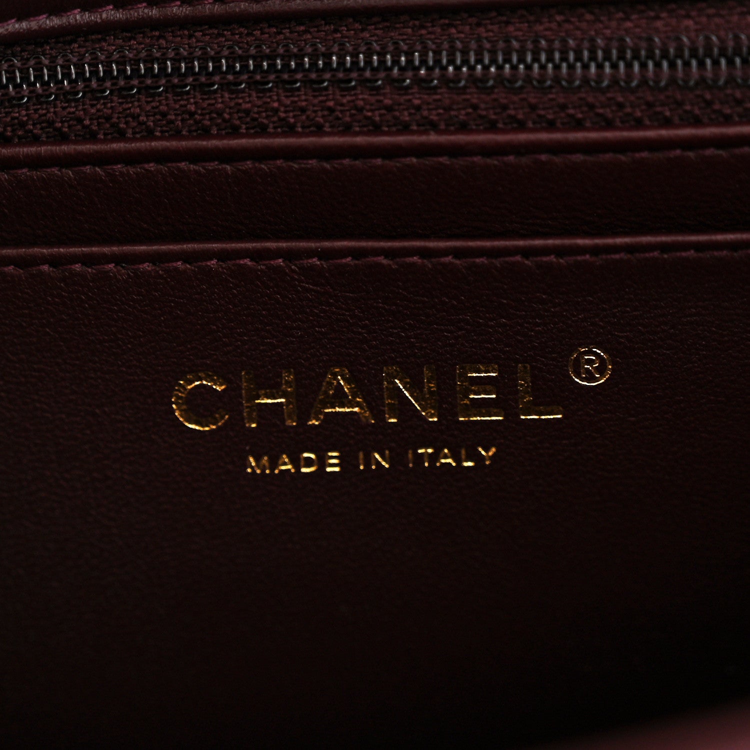 Chanel Lambskin Quilted Mini Rectangular Flap Dark Purple 6 of 12