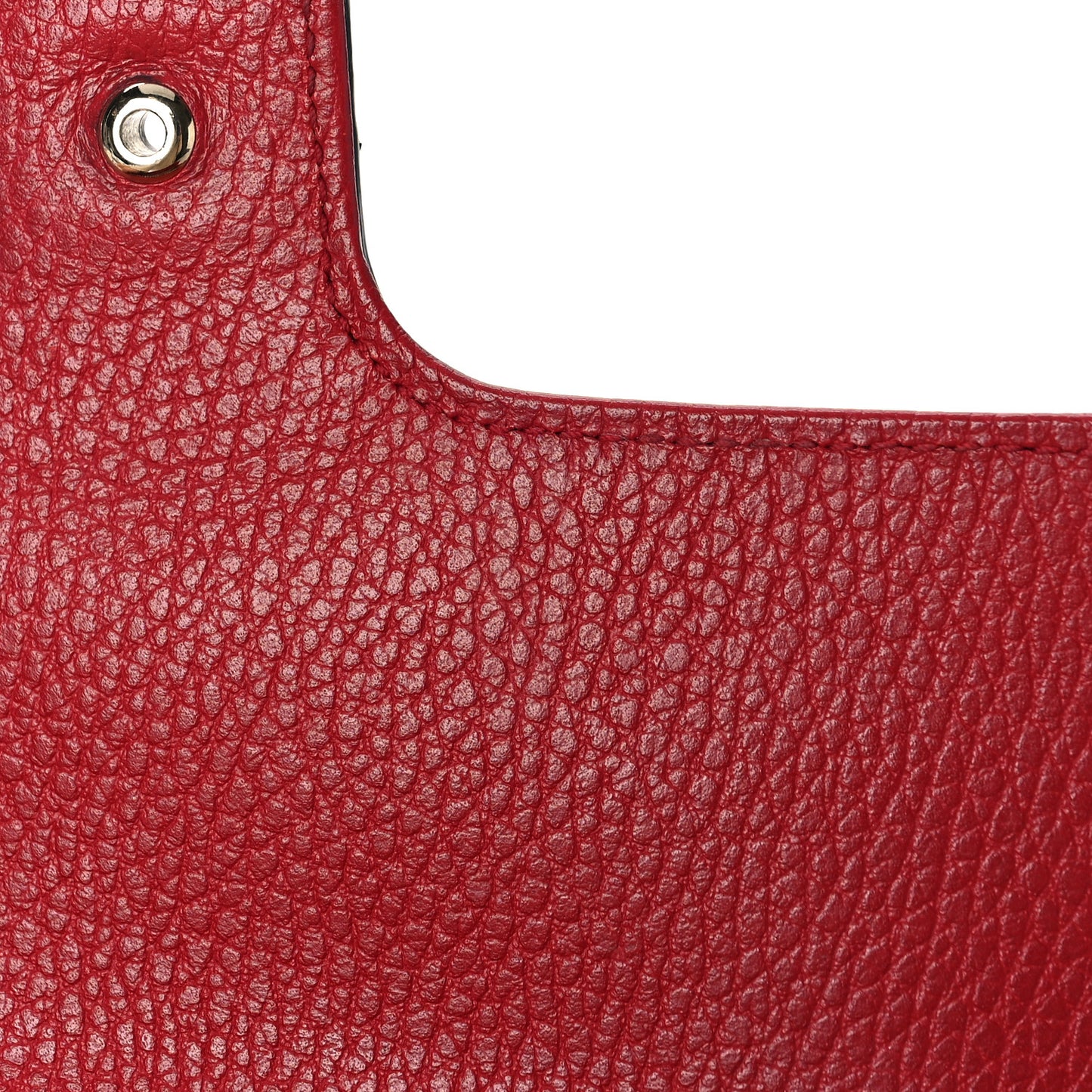 Dollar Calfskin Small Interlocking G Shoulder Bag Red