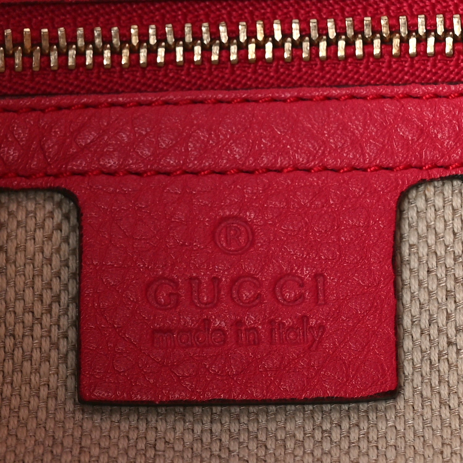 Gucci Pebbled Calfskin Medium Soho Chain Shoulder Bag Pink 6 of 8
