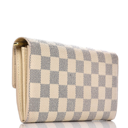 Louis Vuitton Damier Azur Sarah Wallet 4 of 13