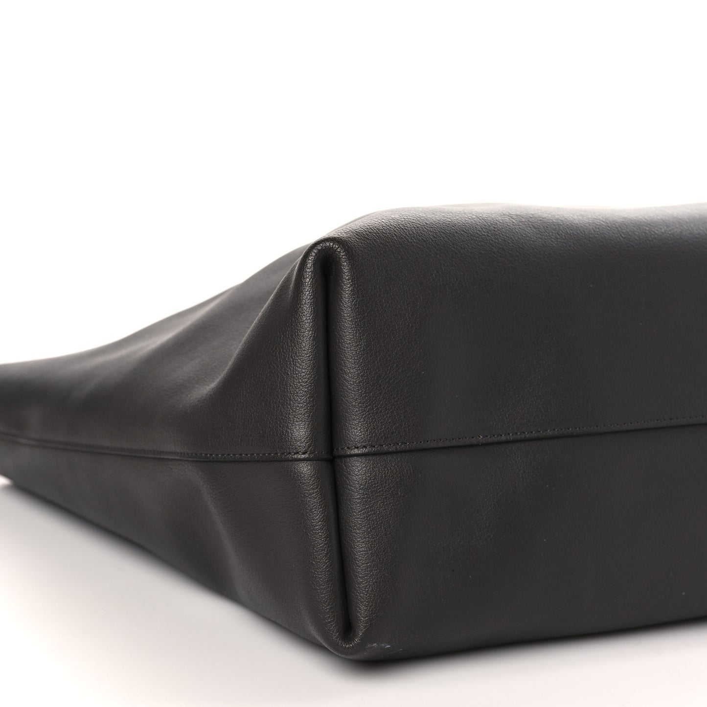 Calfskin Large Shopping Tote Dark Grey