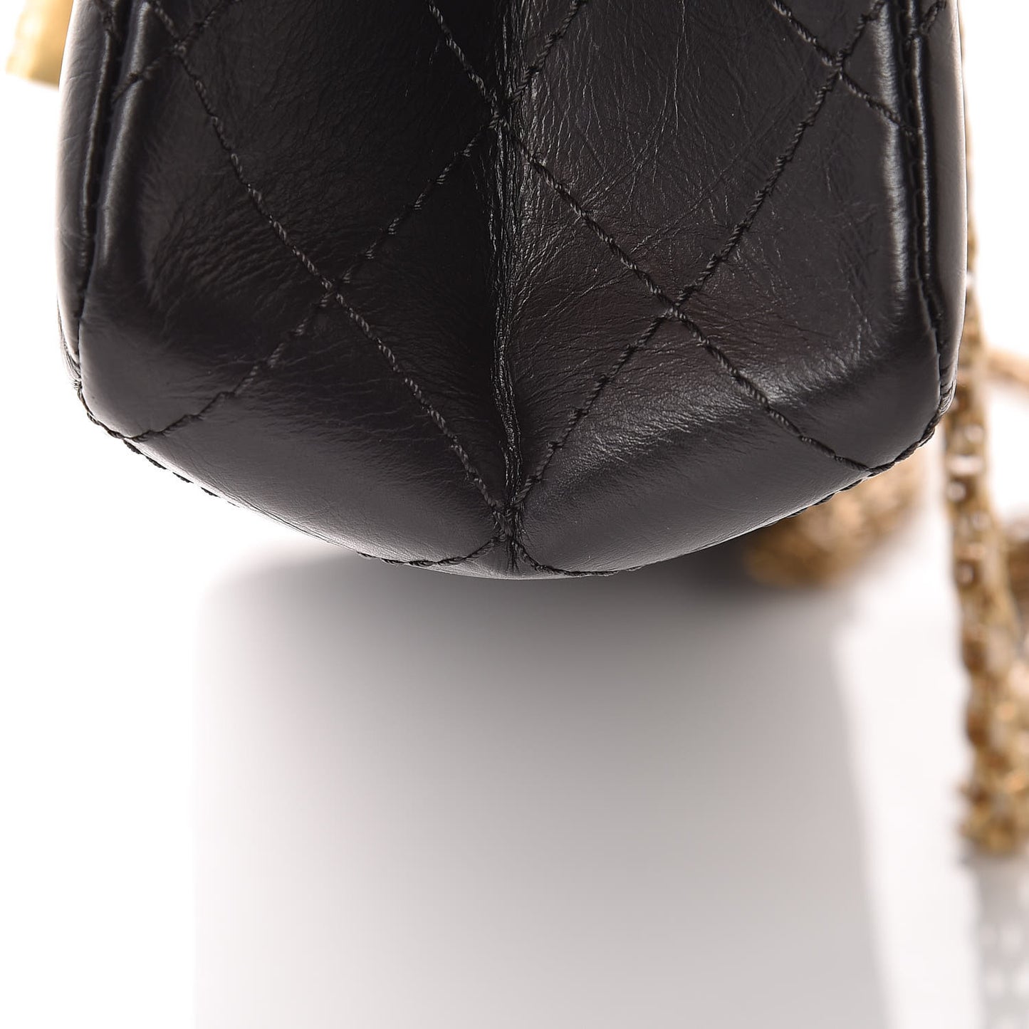 Aged Calfskin Quilted 2.55 Reissue 226 Flap Black