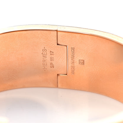 Hermes Enamel Wide Clic Clac H Bracelet PM Black 4 of 4