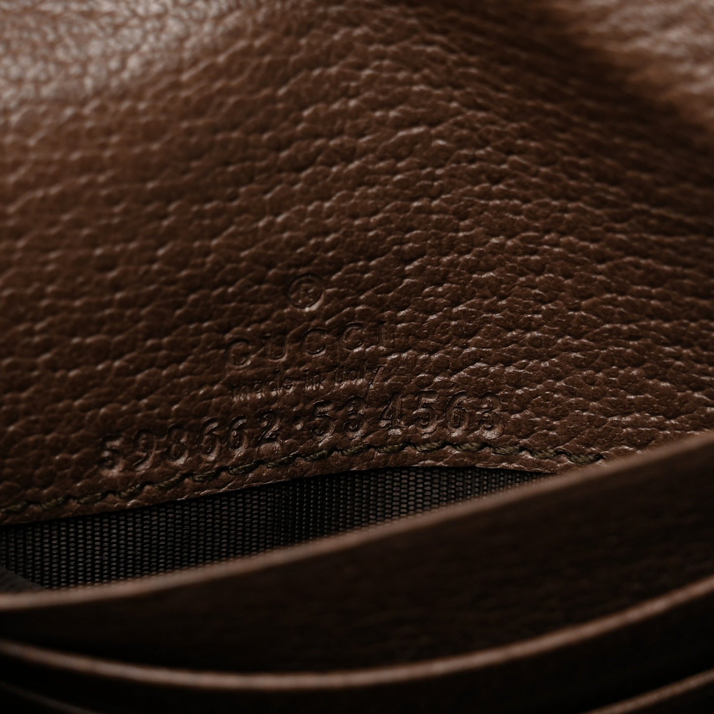 GG Supreme Monogram Textured Calfskin Web Ophidia Card Case Wallet Beige Ebony New Acero