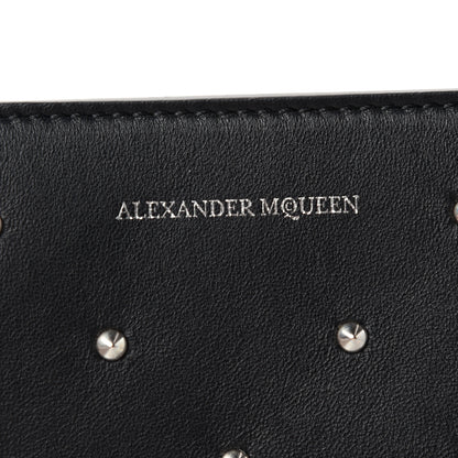 Alexander McQueen Goatskin Studded Twin Skull Crossbody Black 7 of 11