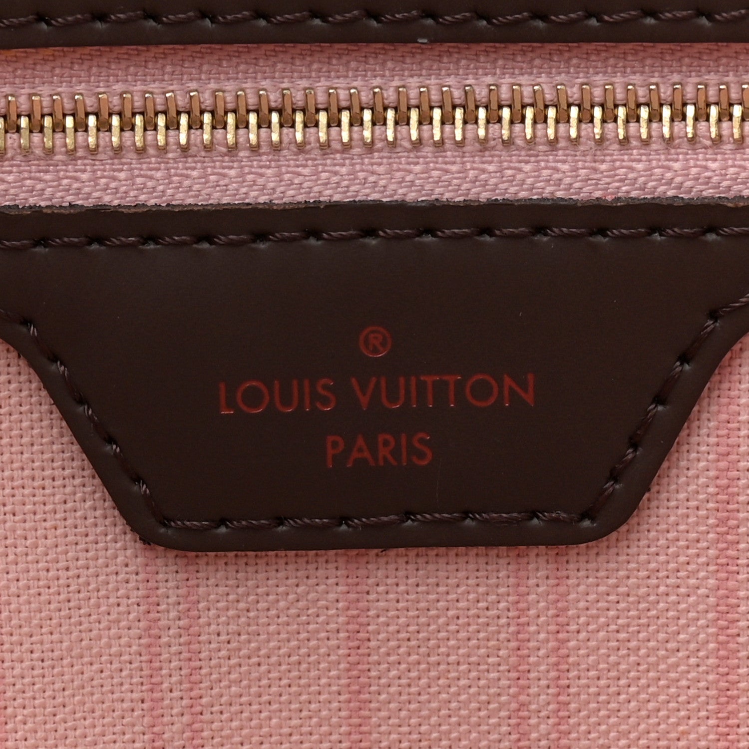 Louis Vuitton Damier Ebene Neo Neverfull MM Rose Ballerine 6 of 13
