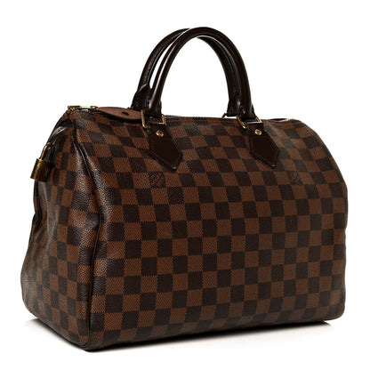 Louis Vuitton Damier Ebene Speedy 30 3 of 11