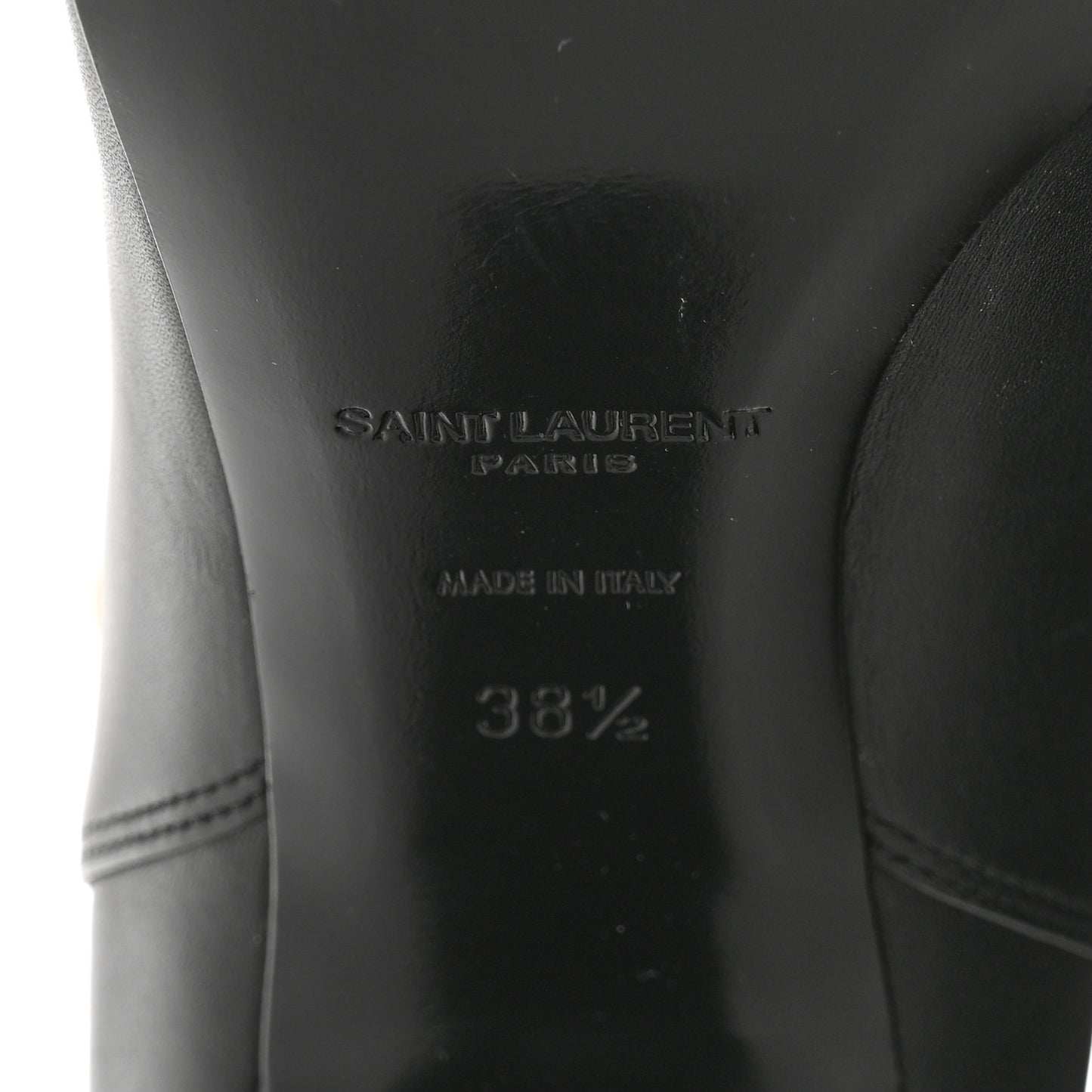 Smooth Calfskin Le Maillon 95 Boots 38.5 Black