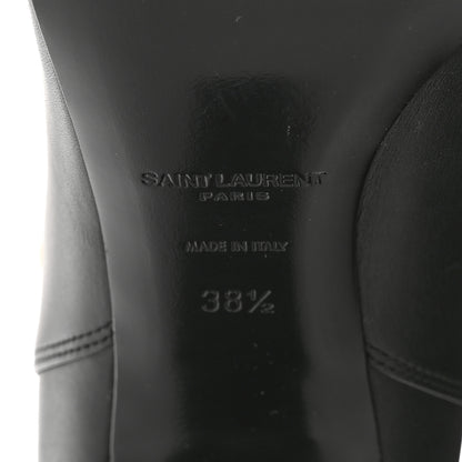 Saint Laurent Smooth Calfskin Le Maillon 95 Boots 38.5 Black 7 of 8