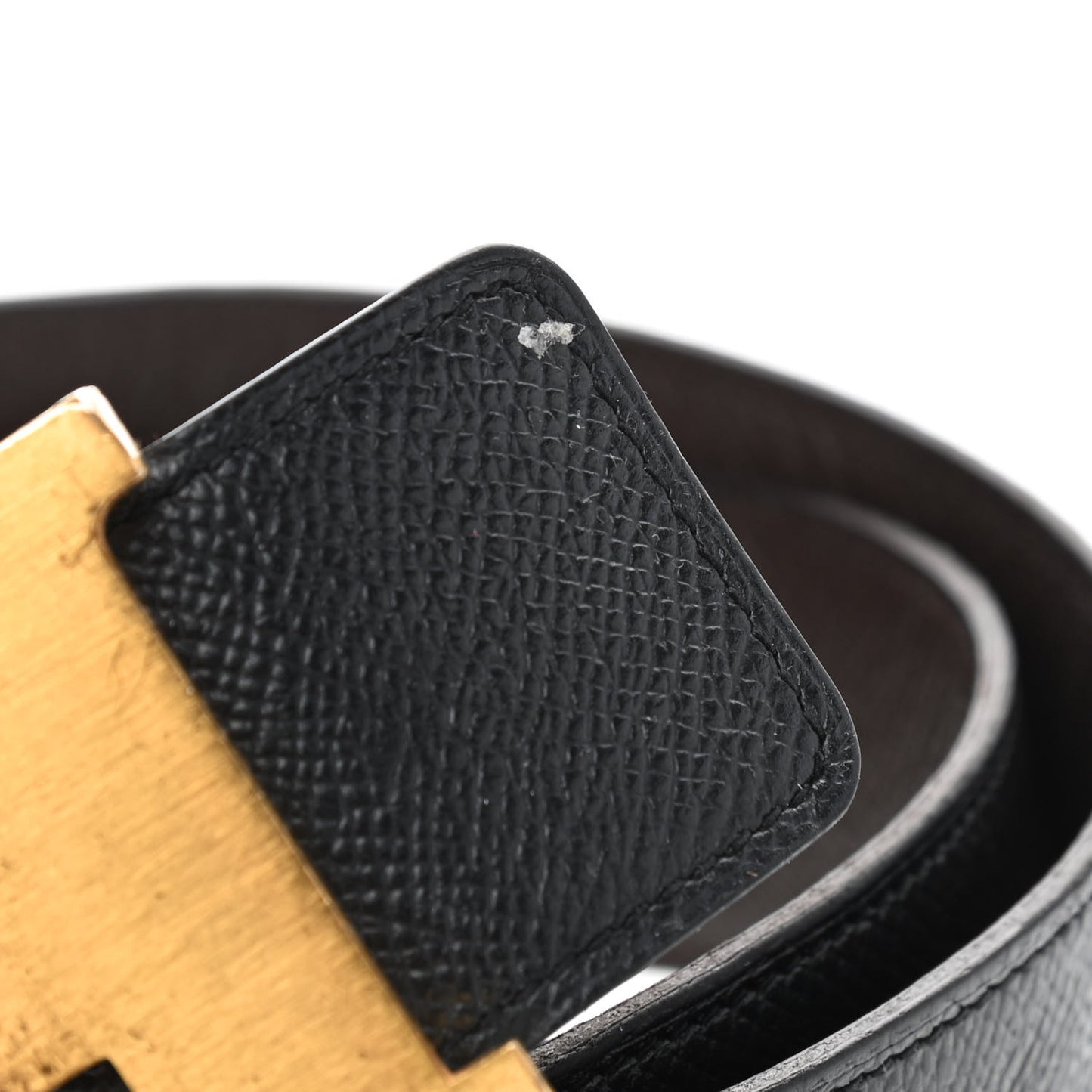 Epsom 42mm Constance H Belt 105 Black Chocolate