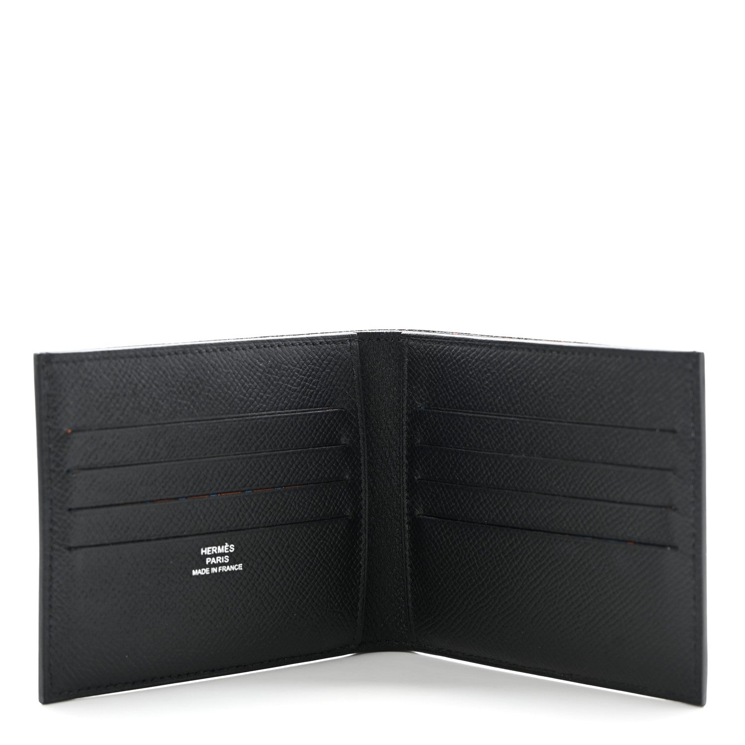 Hermes Epsom Citizen Twill Compact Wallet Black 5 of 10