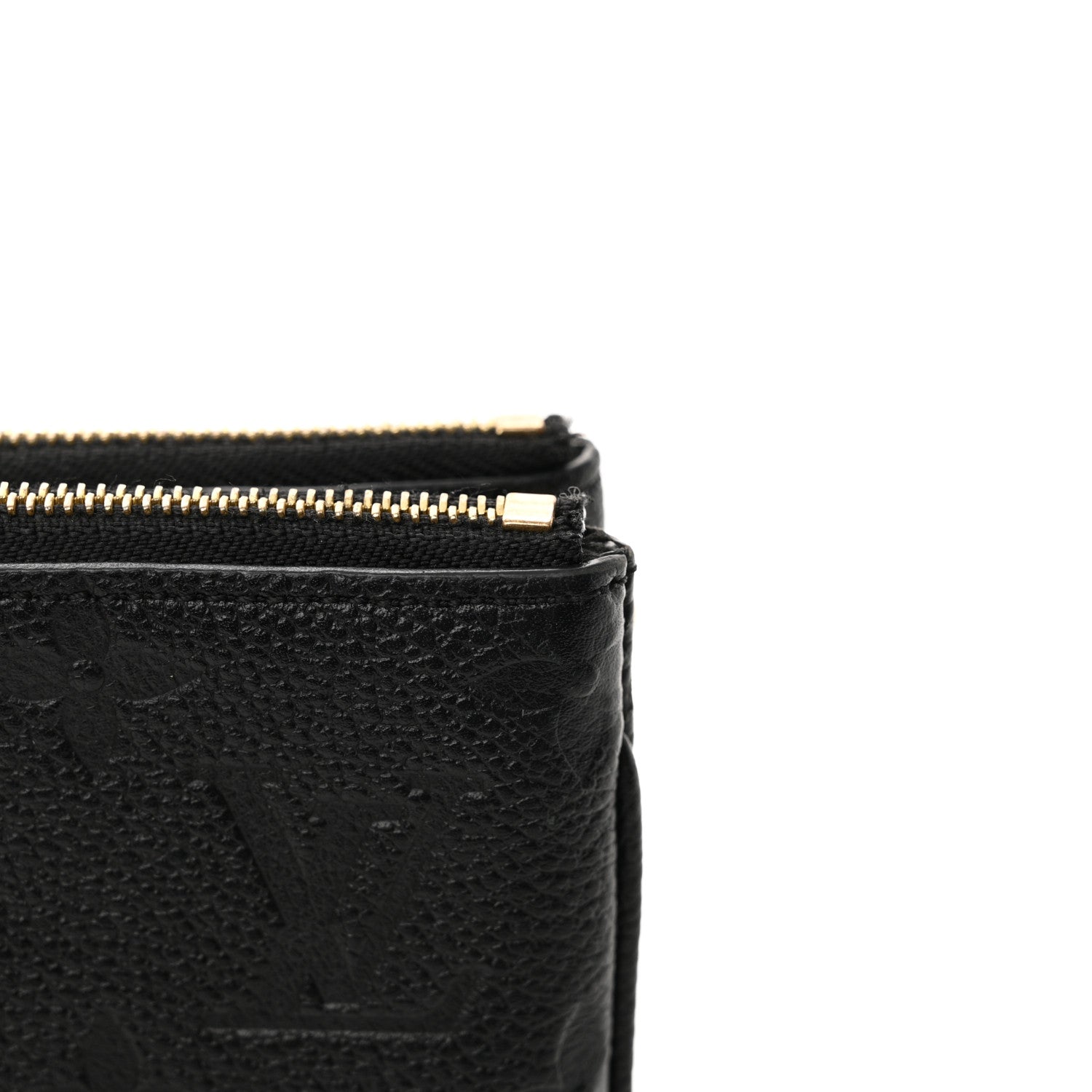 Louis Vuitton Empreinte Double Zip Pochette Black 11 of 14