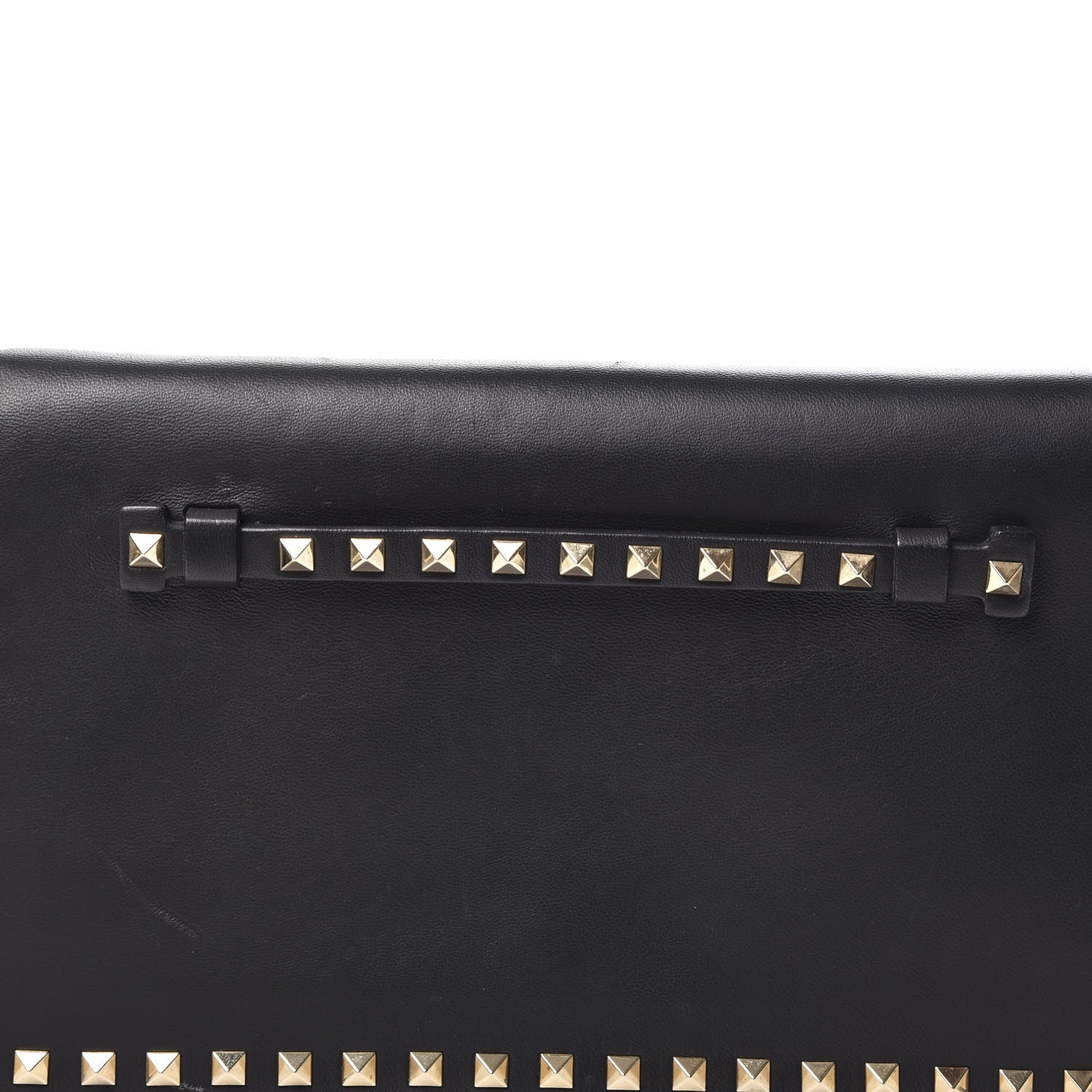 Valentino Garavani Nappa Rockstud Wristlet Clutch Black 9 of 9