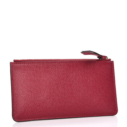 Louis Vuitton Calfskin Jeanne Wallet Zippered Insert Fuchsia 3 of 6
