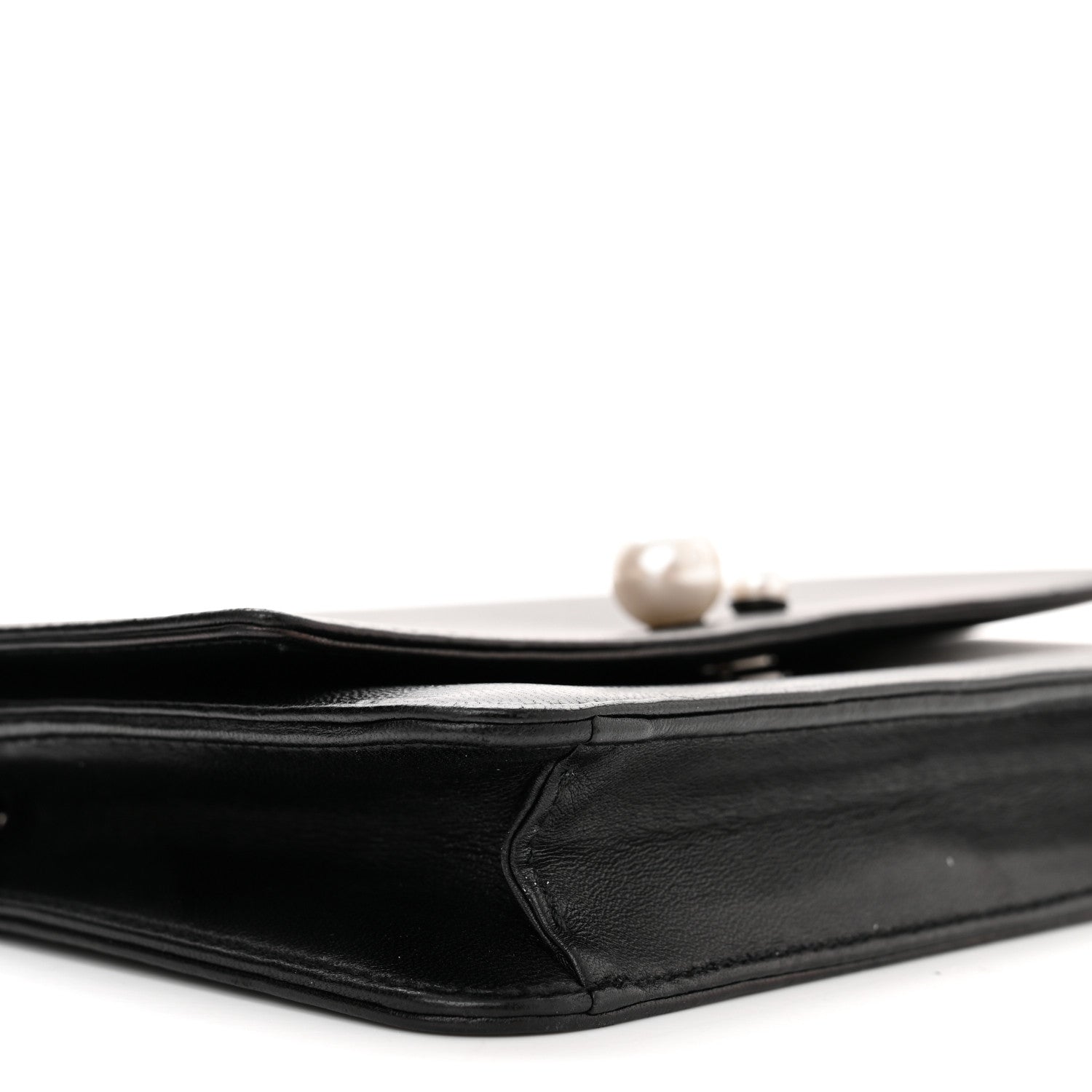 Christian Dior Smooth Lambskin Tribale Chain Wallet Black 9 of 10