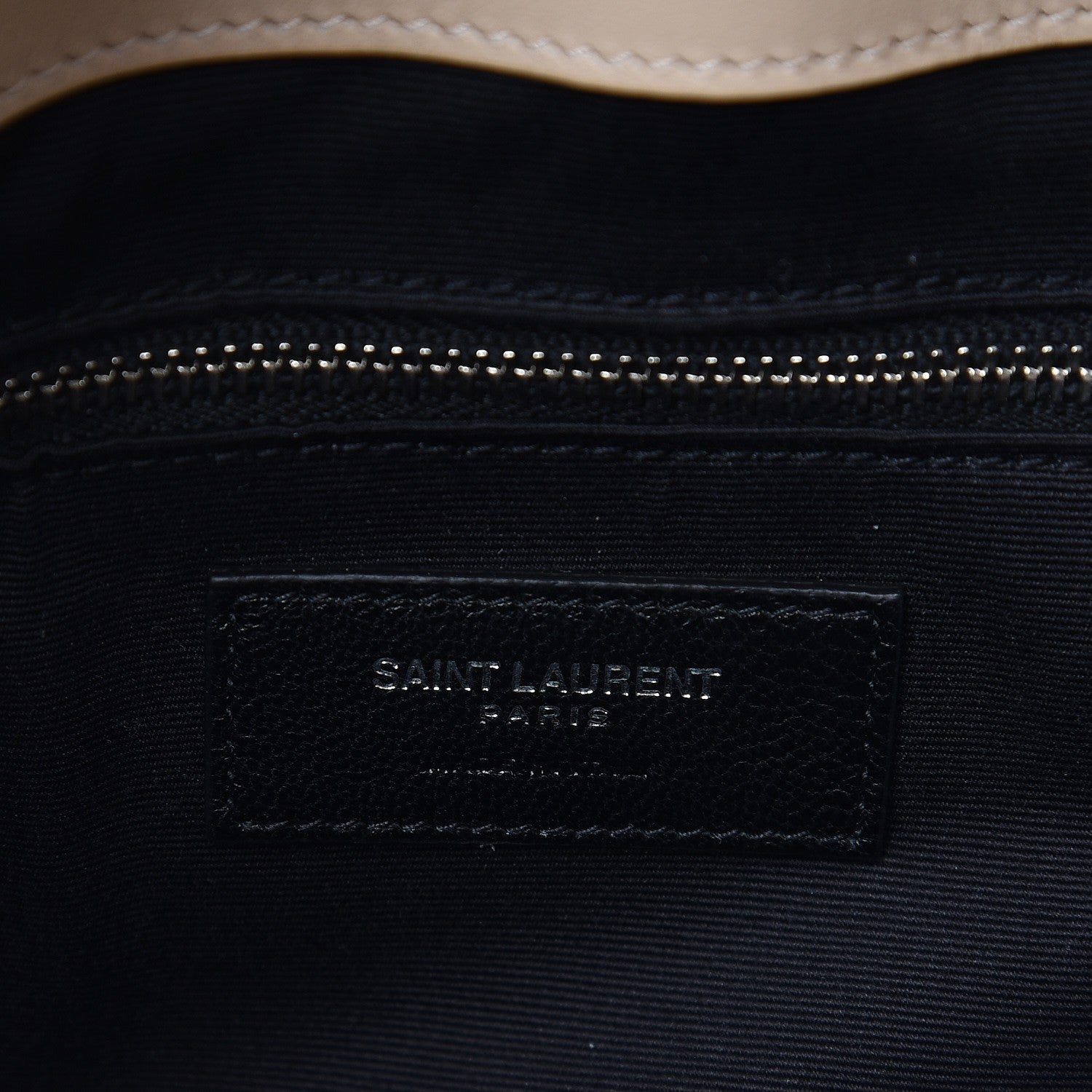 Saint Laurent Calfskin Y Quilted Monogram Large Loulou Shopper Nude Powder 8 of 8
