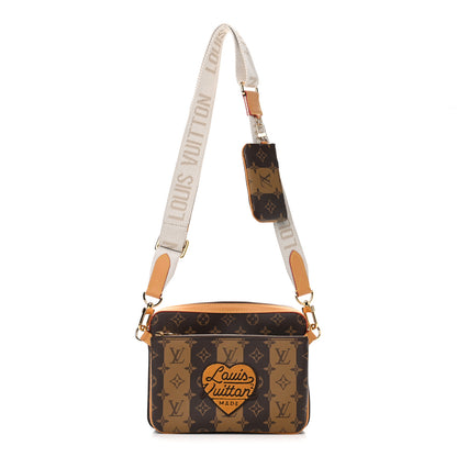Louis Vuitton X NIGO Reverse Monogram Stripes Trio Messenger 1 of 10