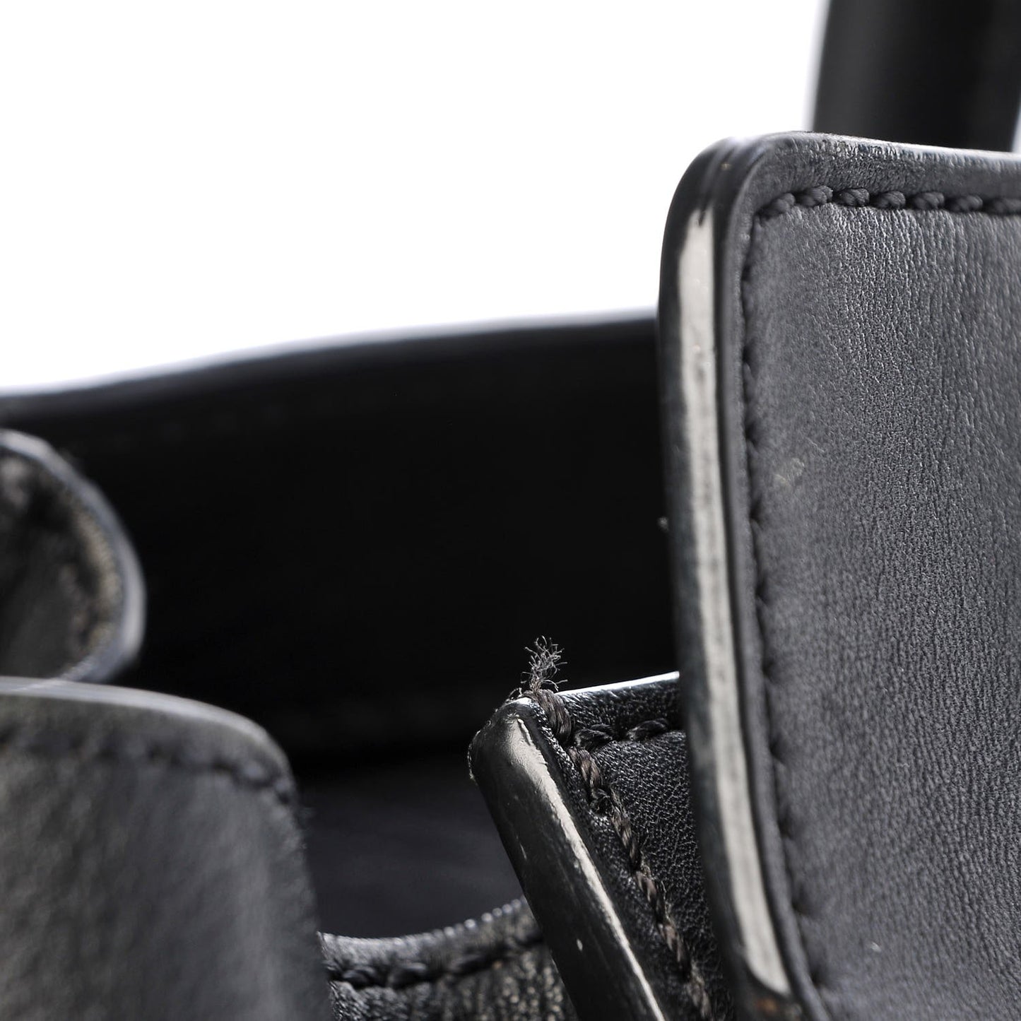 Smooth Calfskin Mini Luggage Black